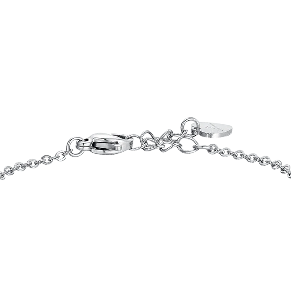 BRACCIALE BAMBINA IN ACCIAIO SMALTO ROSA - Image 5