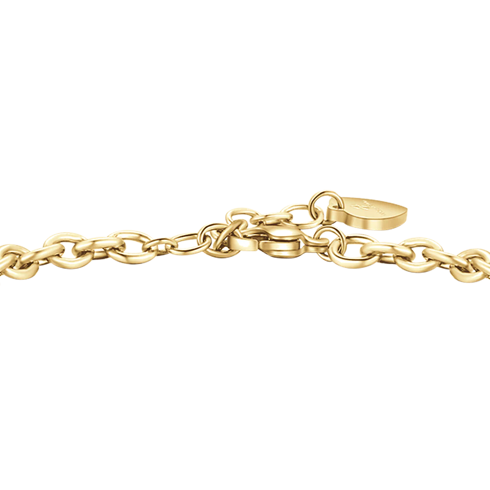 BRACCIALE DONNA IN ACCIAIO DORATO CON UNICORNO - Image 5