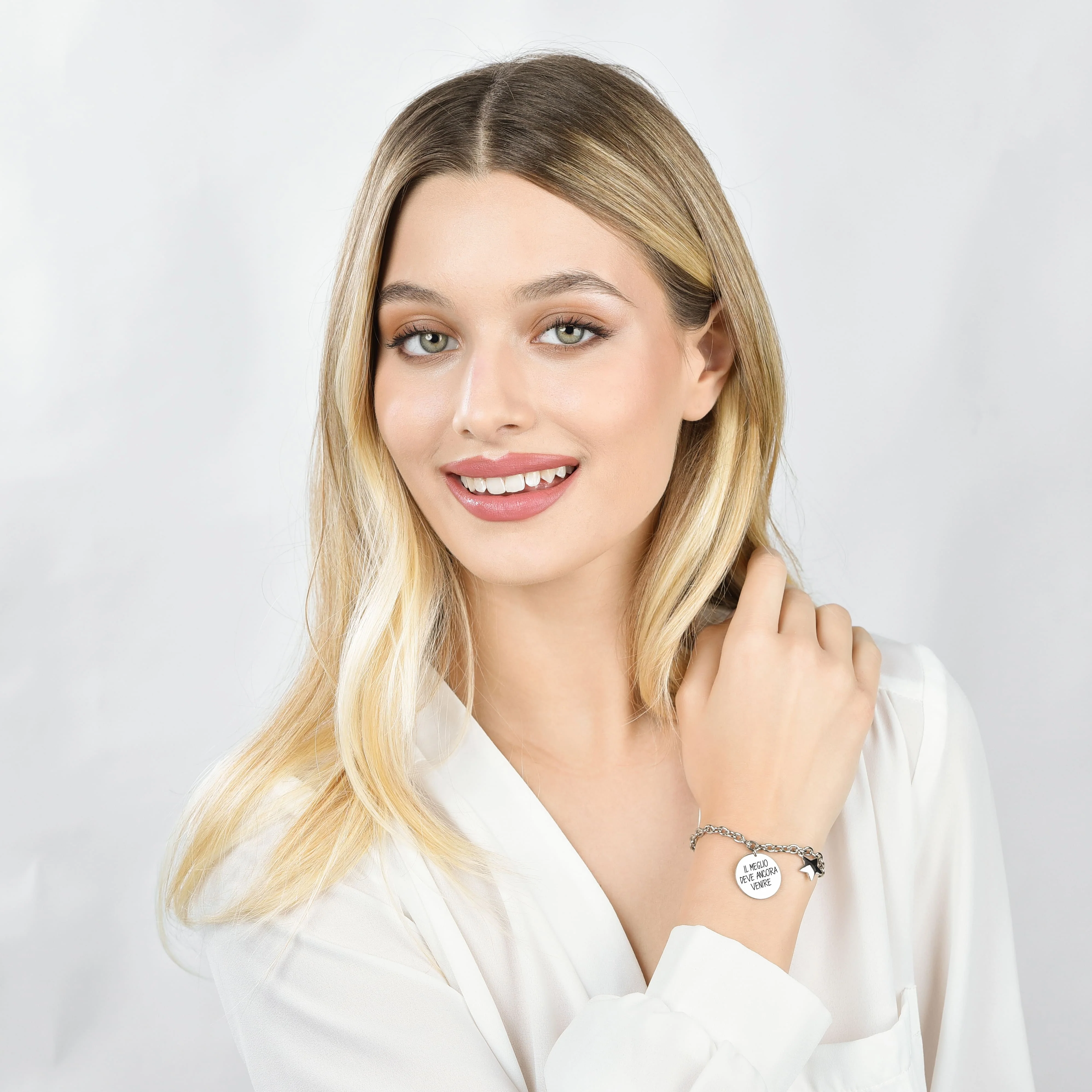 BRACCIALE DONNA IN ACCIAIO 18 IL MEGLIO DEVE ANCORA VENIRE - Image 5