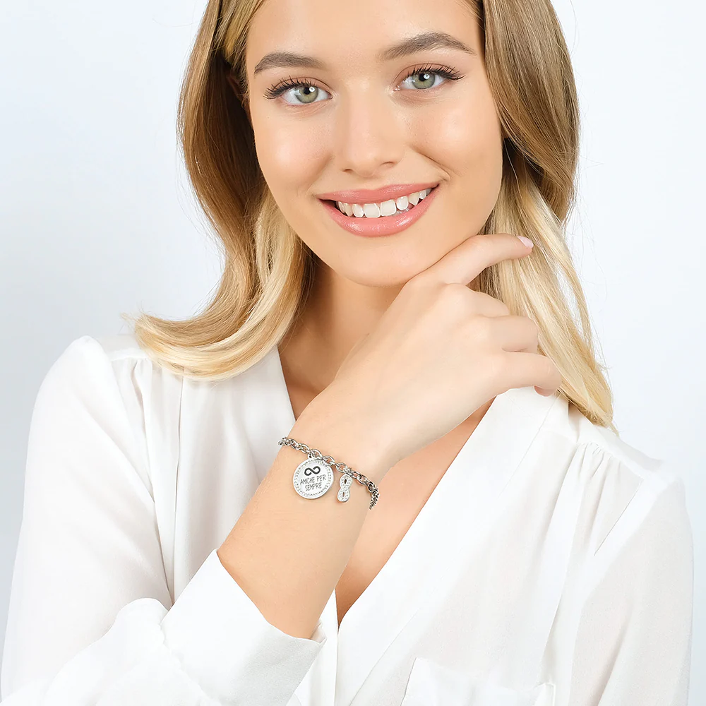 BRACCIALE DONNA IN ACCIAIO AMICHE PER SEMPRE - Image 3