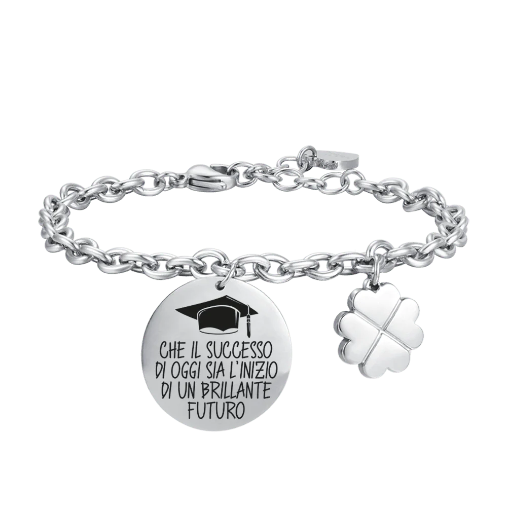 BRACCIALE DONNA IN ACCIAIO CHE IL SUCCESSO DI OGGI SIA L'INIZIO DI UN BRILLANTE