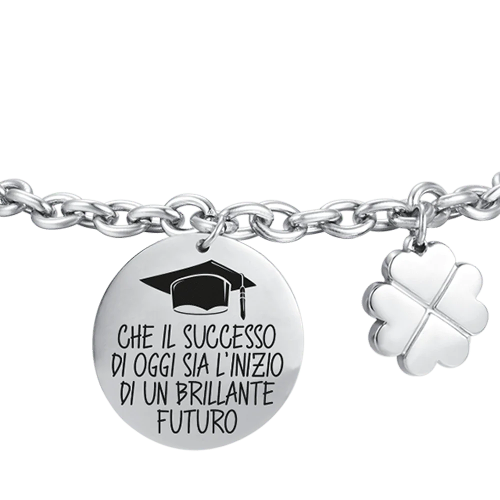 BRACCIALE DONNA IN ACCIAIO CHE IL SUCCESSO DI OGGI SIA L'INIZIO DI UN BRILLANTE - Image 4
