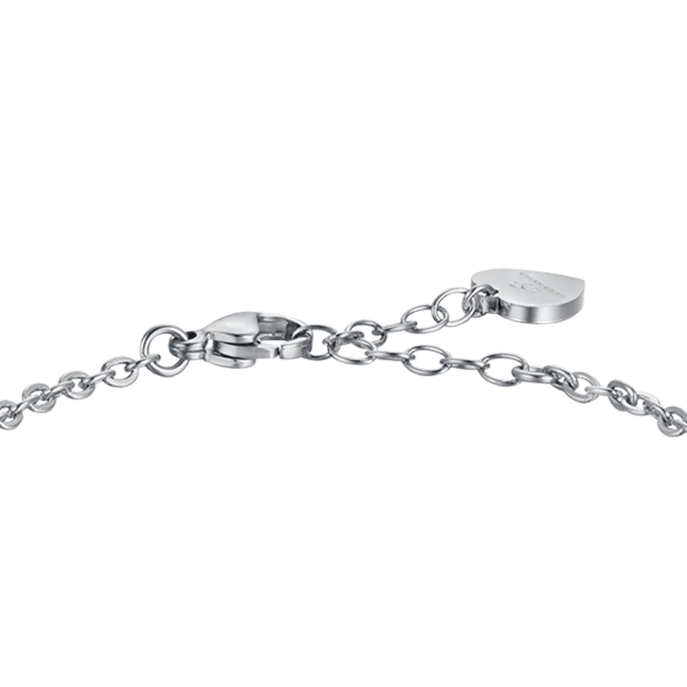 BRACCIALE DONNA IN ACCIAIO CON CRISTALLI VERDI - Image 5