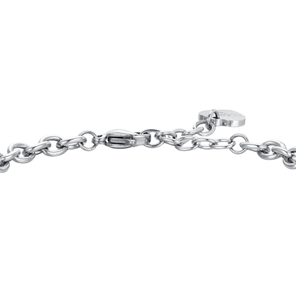 BRACCIALE DONNA IN ACCIAIO CON CUORE LETTERA - Image 5
