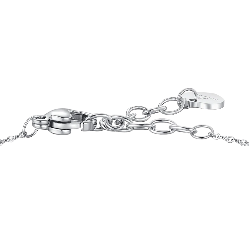 BRACCIALE DONNA IN ACCIAIO CON PERLE E STELLA - Image 6