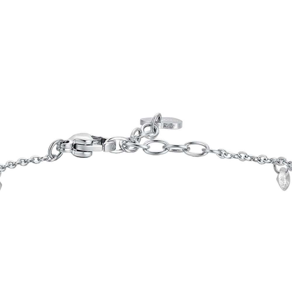 BRACCIALE DONNA IN ACCIAIO CON ZIRCONI BIANCHI - Image 5
