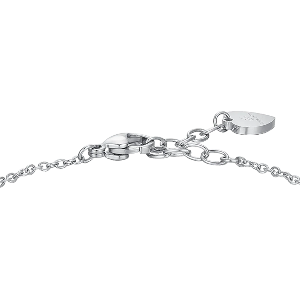 BRACCIALE DONNA IN ACCIAIO CRISTALLI E ZIRCONE VERDE - Image 5
