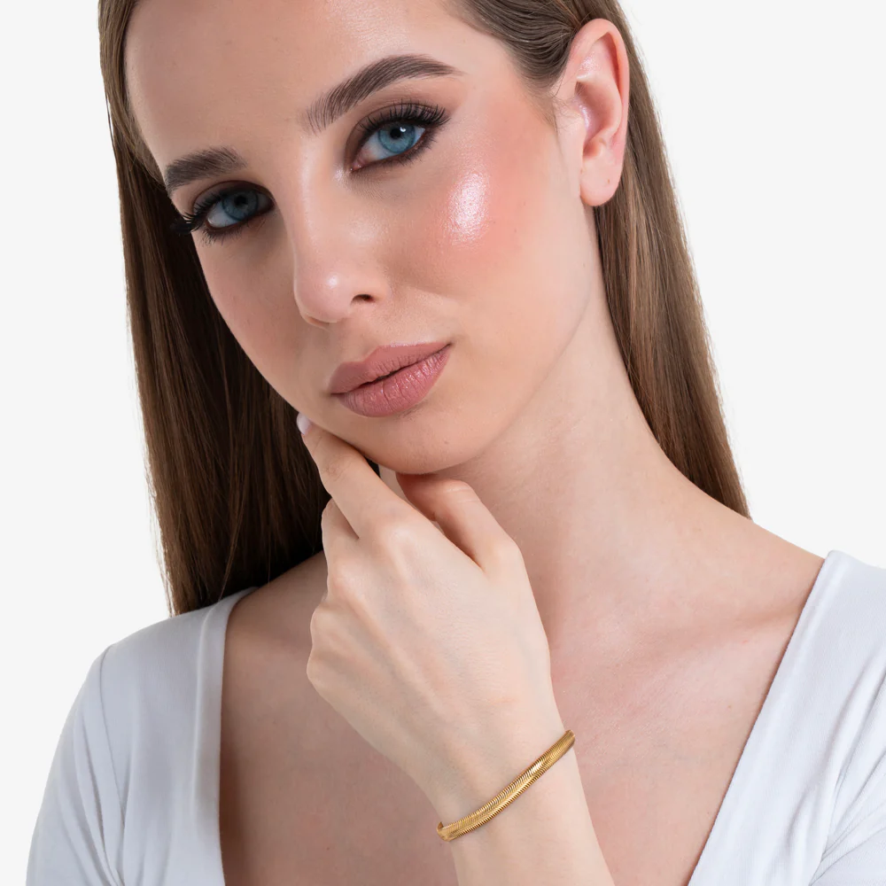 BRACCIALE DONNA  IN ACCIAIO IP GOLD - Image 3