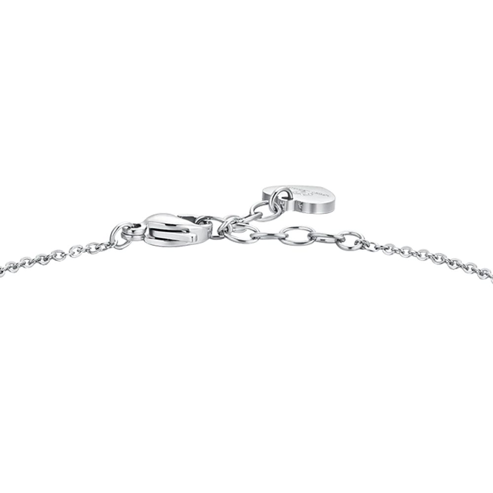 BRACCIALE DONNA IN ACCIAIO QUADRIFOGLI E ZIRCONI - Image 5