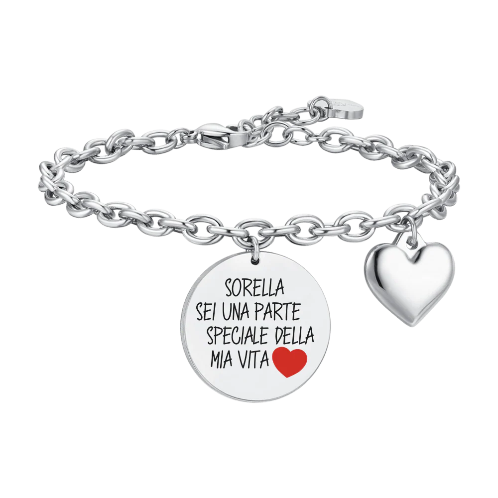 BRACCIALE DONNA IN ACCIAIO SORELLA