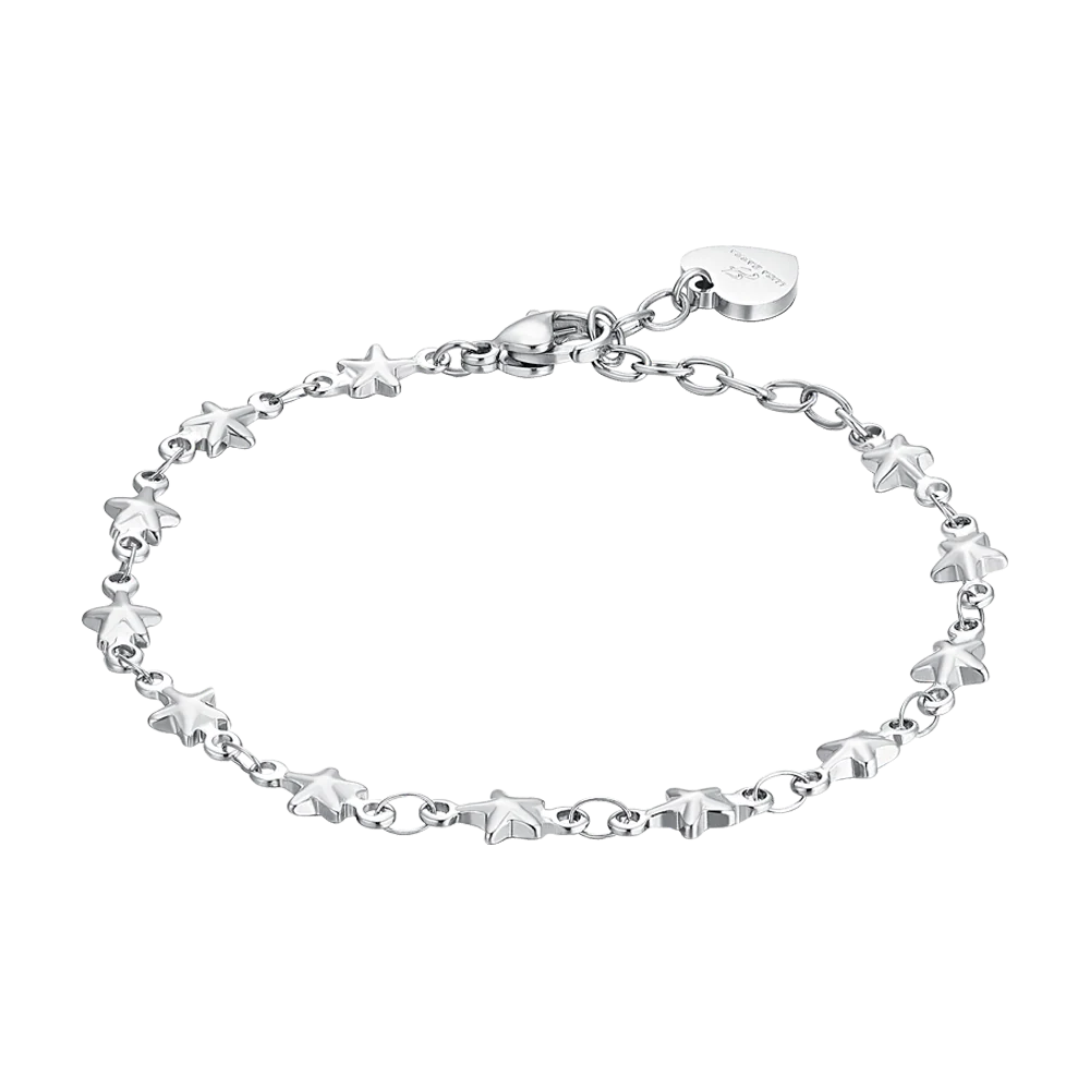 BRACCIALE DONNA IN ACCIAIO STELLE
