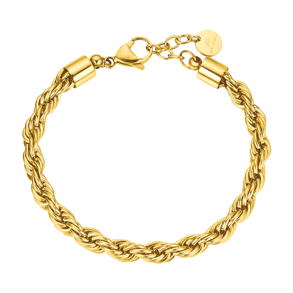 BRACCIALE UOMO IN ACCIAIO MAGLIA INTRECCIATA - Image 2