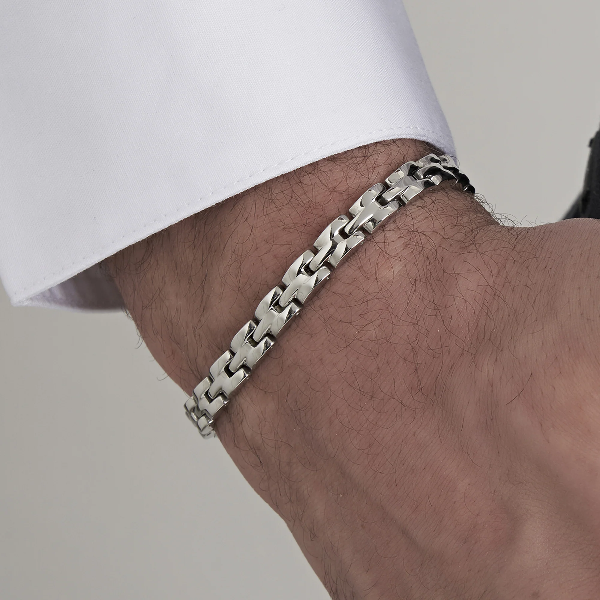 BRACCIALE UOMO IN ACCIAIO - Image 2