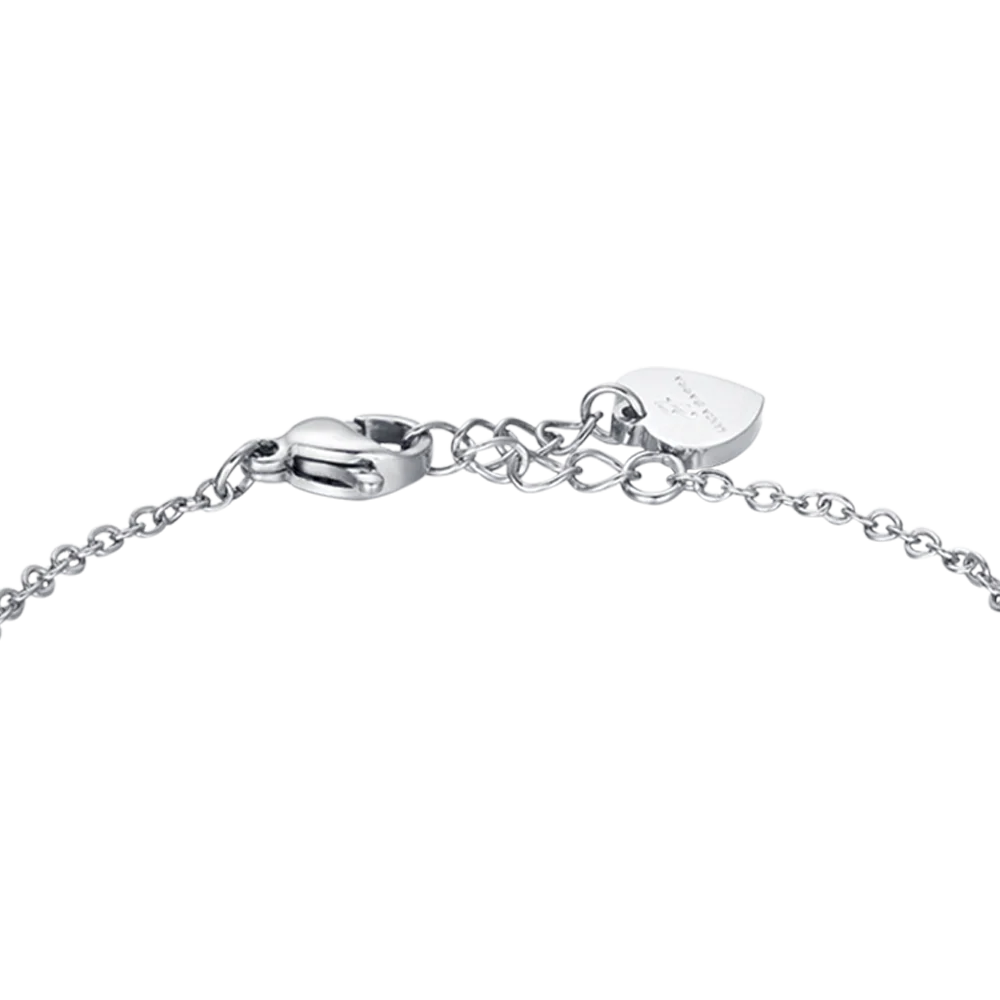BRACCIALE BAMBINA PERSONALIZZABILE IN ACCIAIO CON COCCINELLA - Image 5