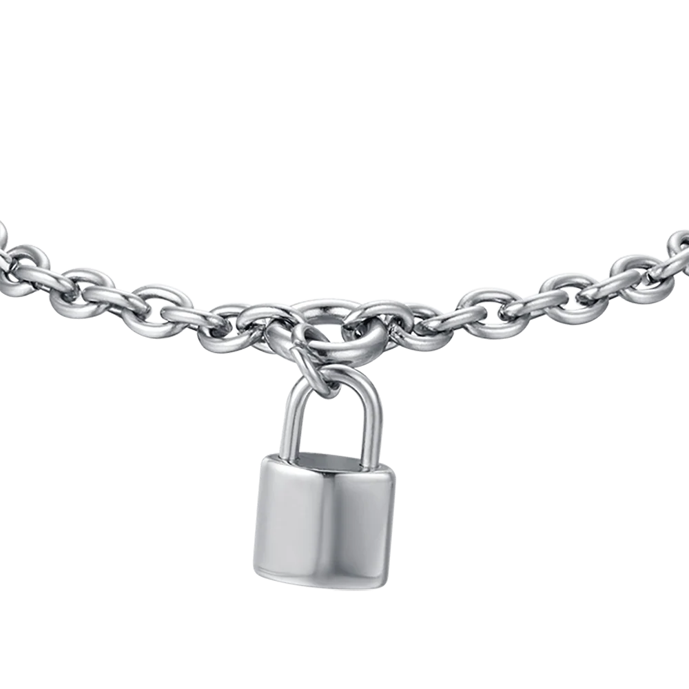 BRACCIALE DONNA IN ACCIAIO CON LUCCHETTO - Image 4