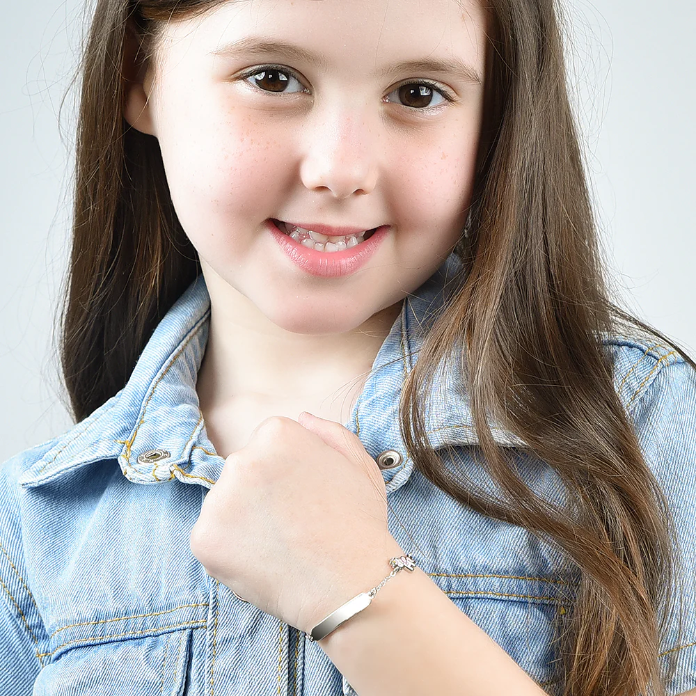 BRACCIALE BAMBINA IN ACCIAIO CON UNICORNO - Image 3