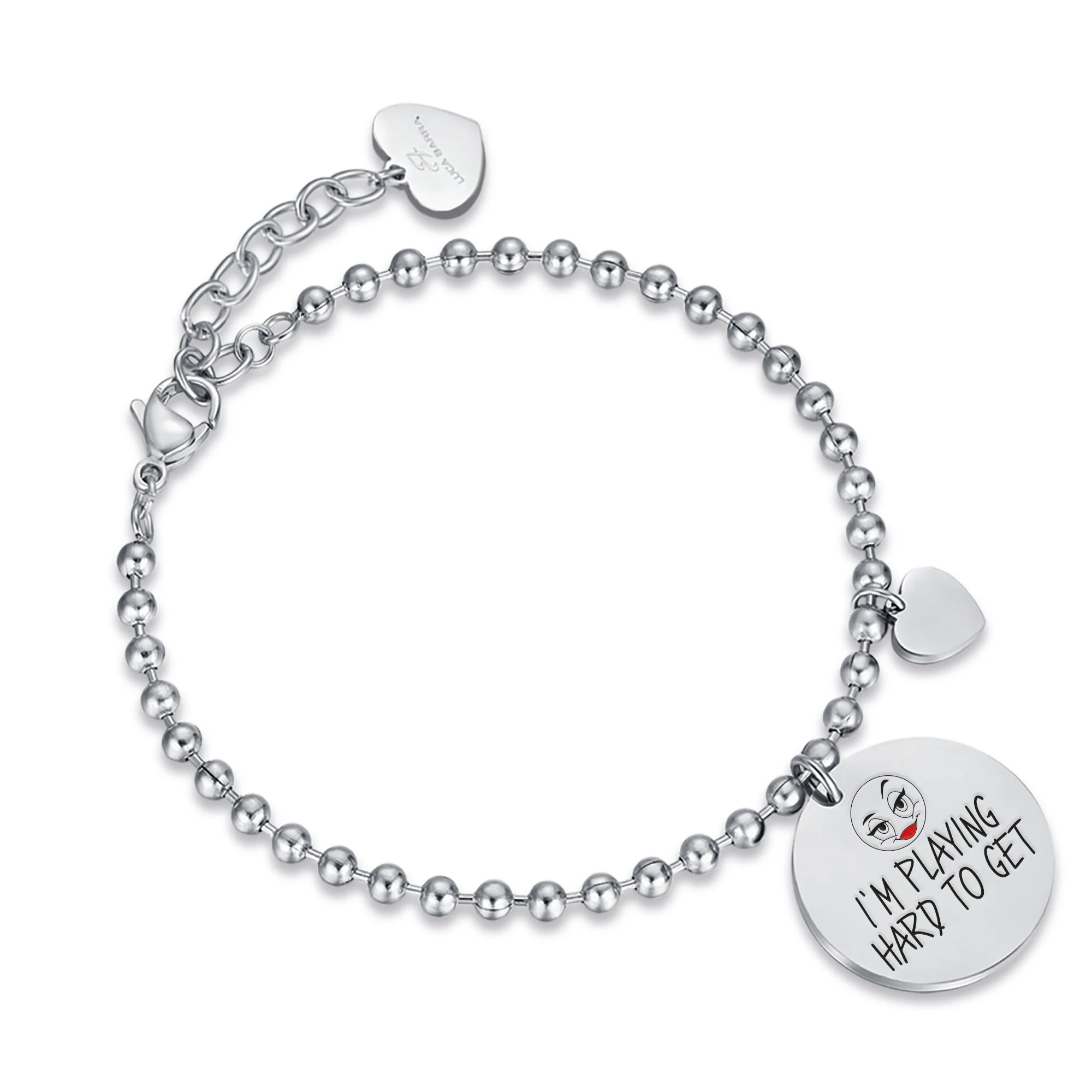 BRACCIALE DONNA IN ACCIAIO I'M PLAYING HARD TO GET - Image 2