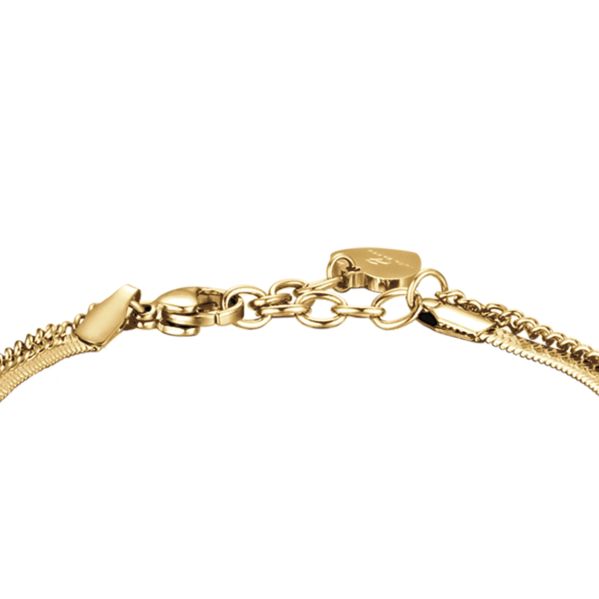 BRACCIALE DONNA IN ACCIAIO IP GOLD CON CUORE - Image 5