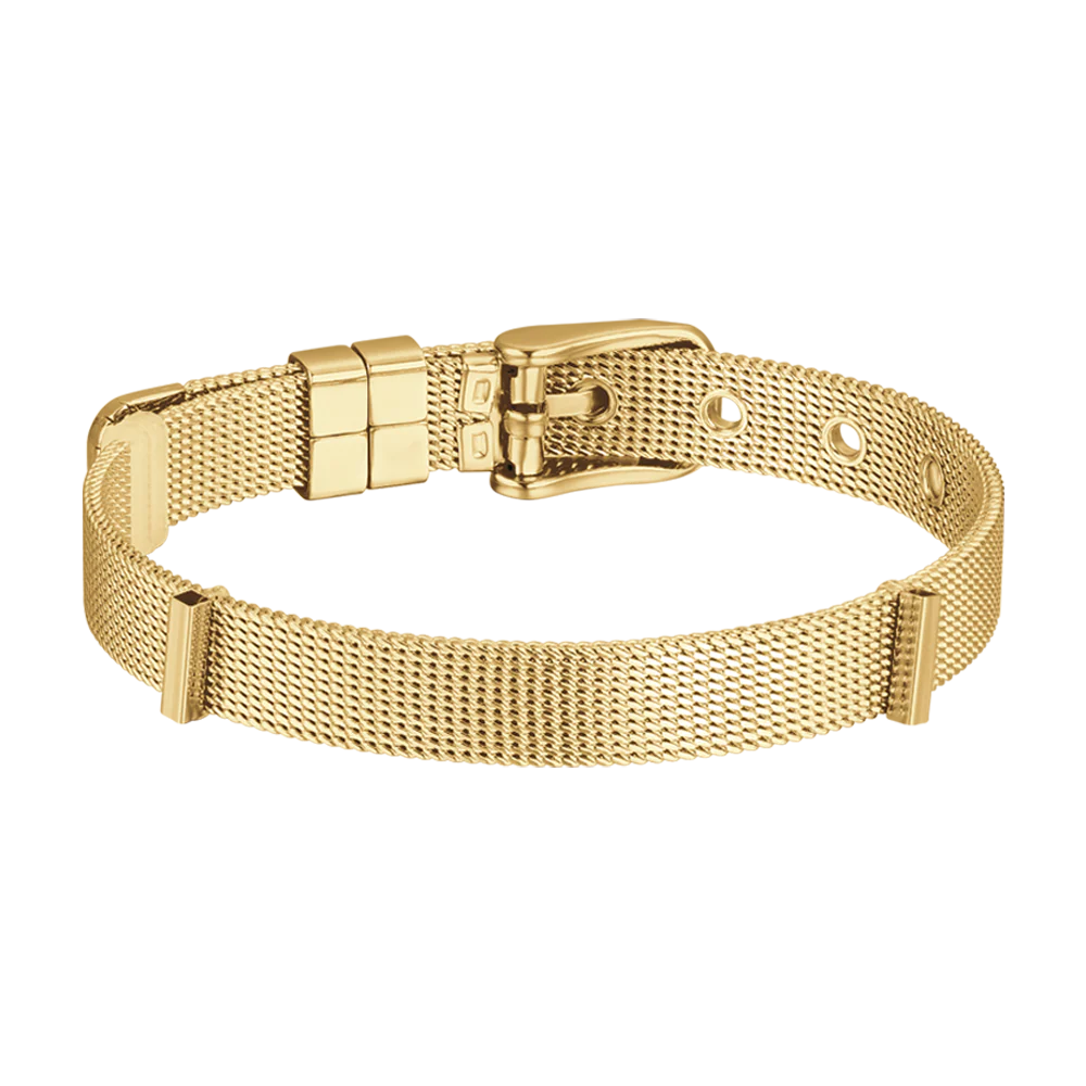 BRACCIALE DONNA PERSONALIZZATO IN ACCIAIO MAGLIA MILANO - Image 7