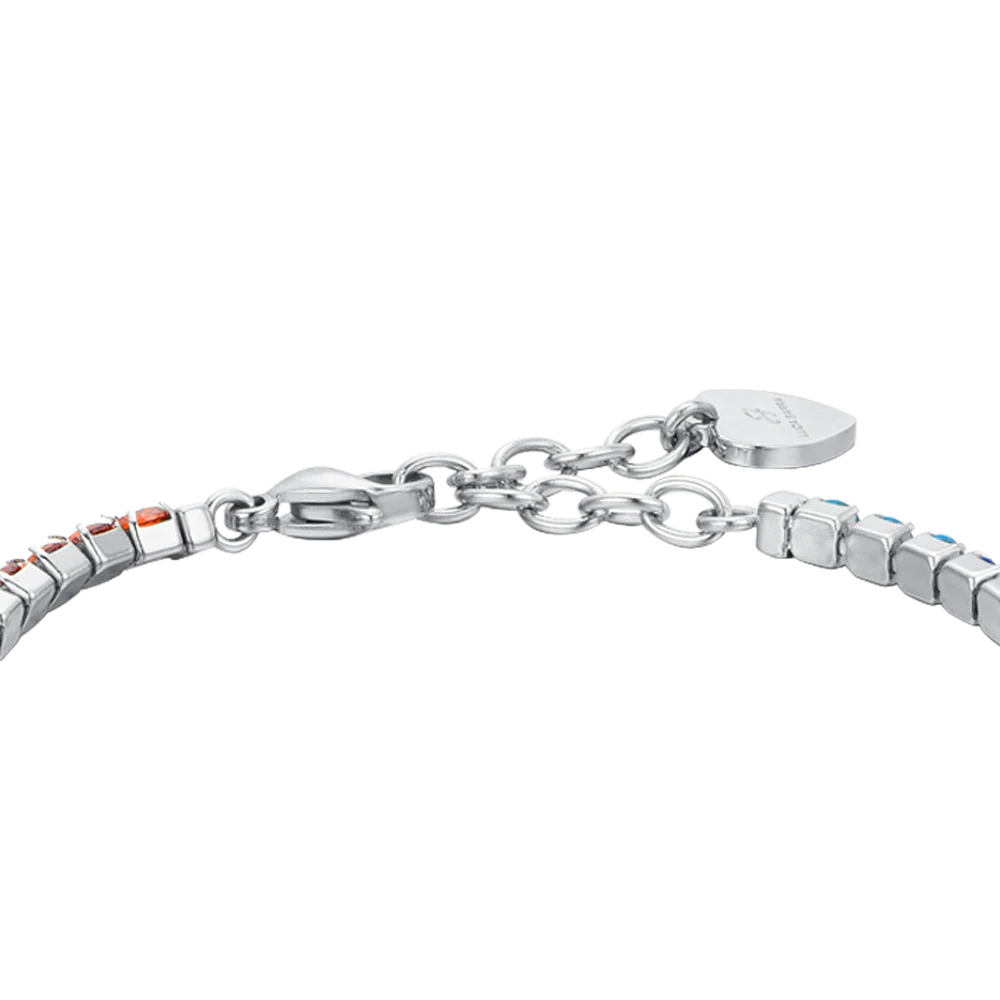 BRACCIALE TENNIS DONNA CRISTALLI ARCOBALENO - Image 5