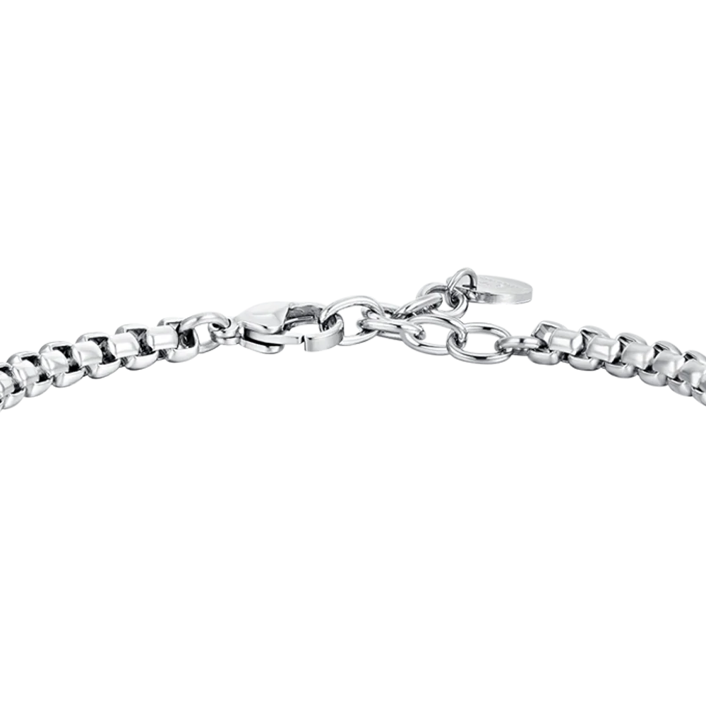 BRACCIALE UOMO IN ACCIAIO CON ELEMENTI CENTRALI - Image 5