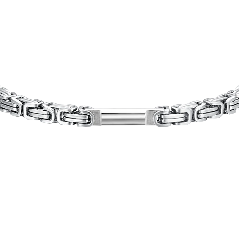 BRACCIALE UOMO IN ACCIAIO CON ELEMENTO - Image 4