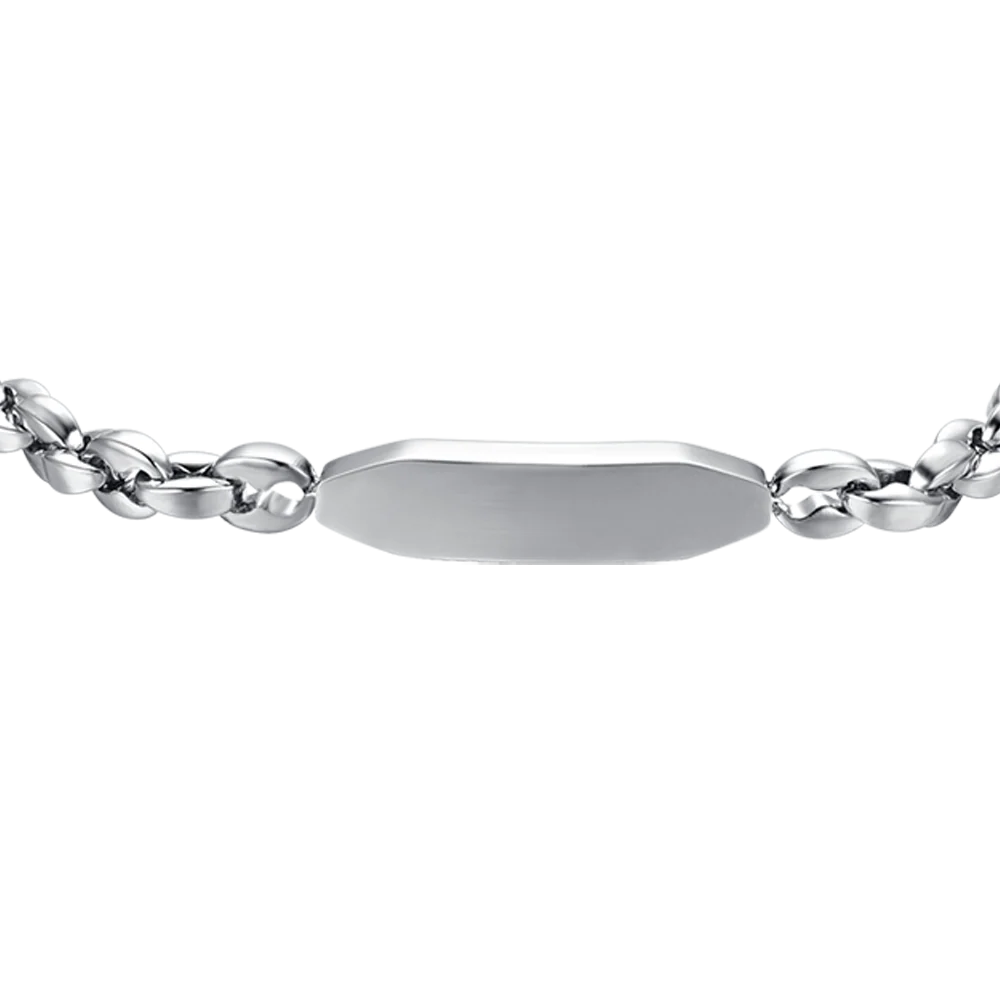 BRACCIALE UOMO IN ACCIAIO CON ELEMENTO - Image 4