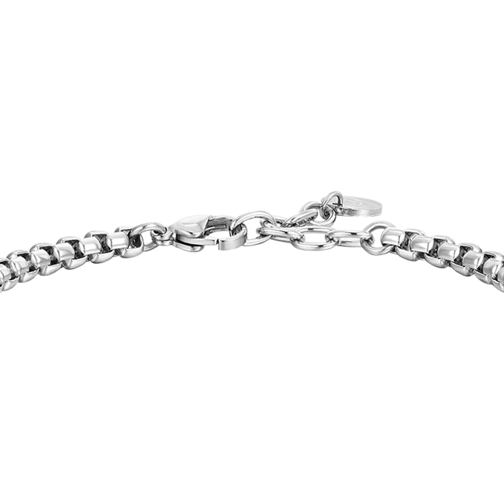 BRACCIALE UOMO IN ACCIAIO ED ELEMENTI IN ACCIAIO IP BLACK - Image 5