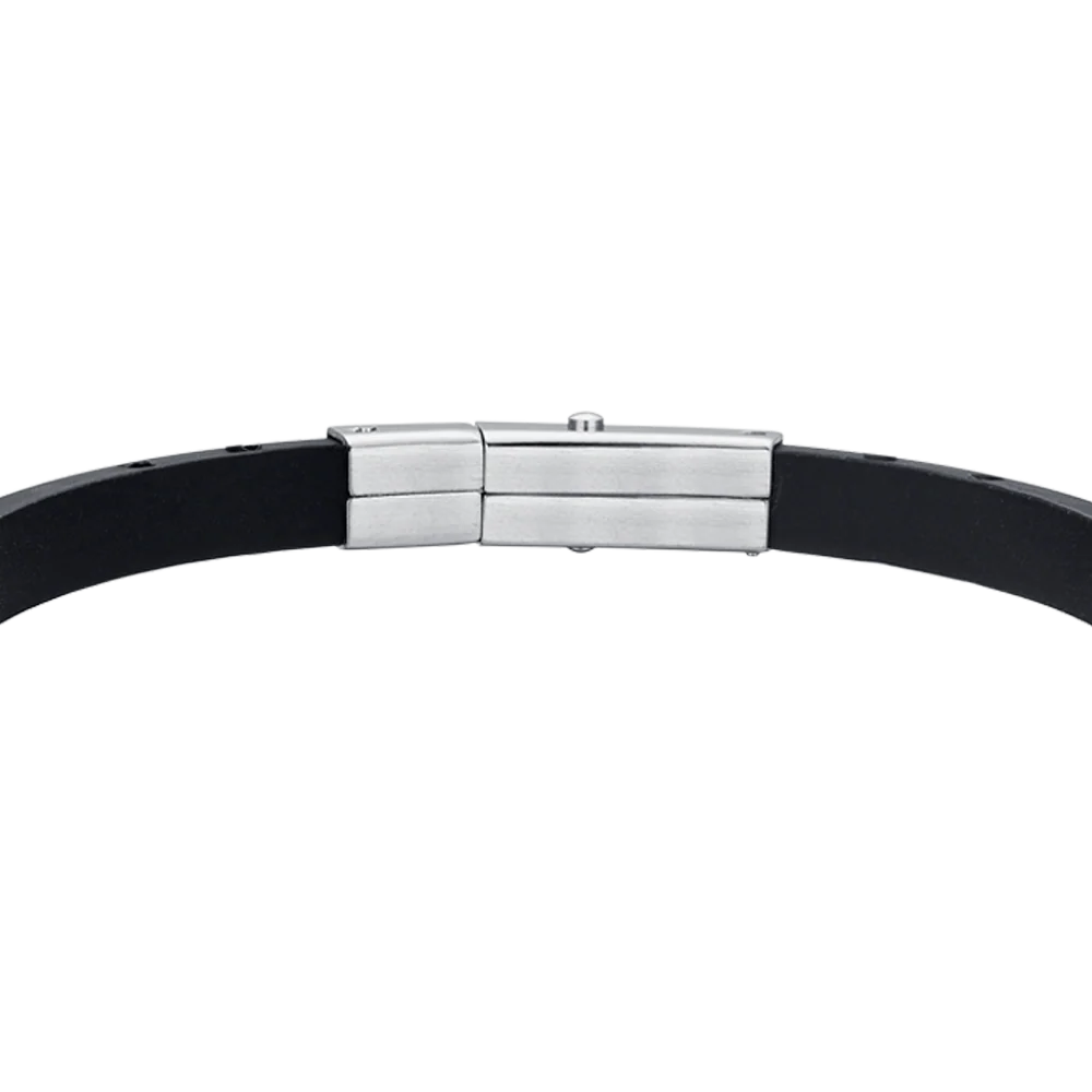 BRACCIALE UOMO IN SILICONE CON ANCORA - Image 5