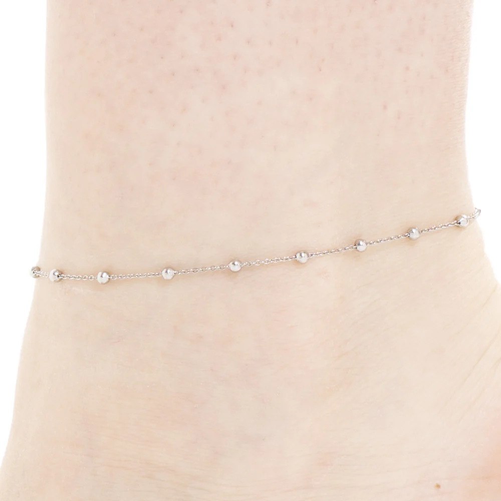 CAVIGLIERA DONNA IN ACCIAIO CON SFERE - Image 2
