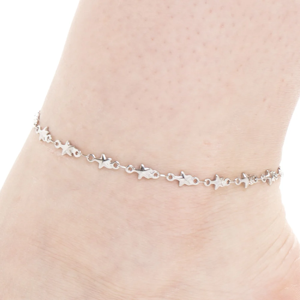 CAVIGLIERA DONNA IN ACCIAIO CON STELLE - Image 2