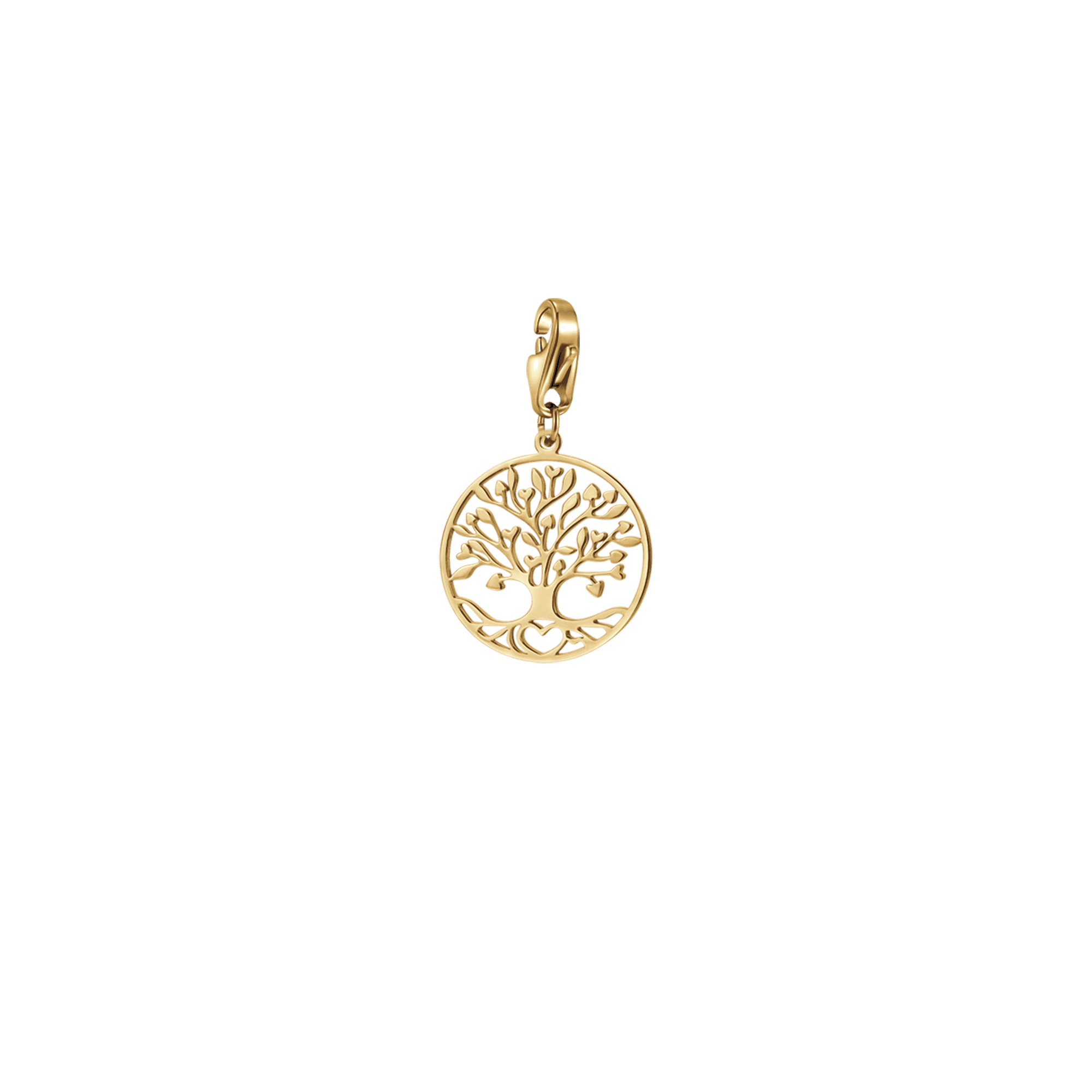 CHARM ALBERO DELLA VITA IN ACCIAIO IP GOLD - Image 3