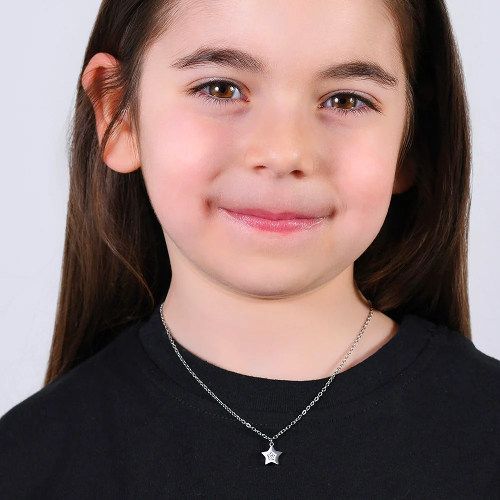 COLLANA BAMBINA IN ACCIAIO CON STELLA - Image 3