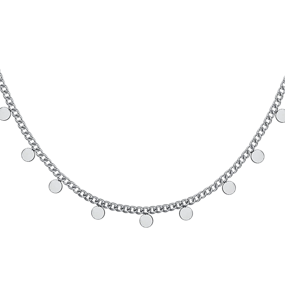 COLLANA DONNA IN ACCIAIO CON CERCHI - Image 4