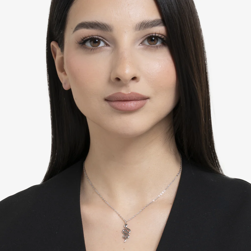 COLLANA DONNA IN ACCIAIO CON SERPENTE - Image 3