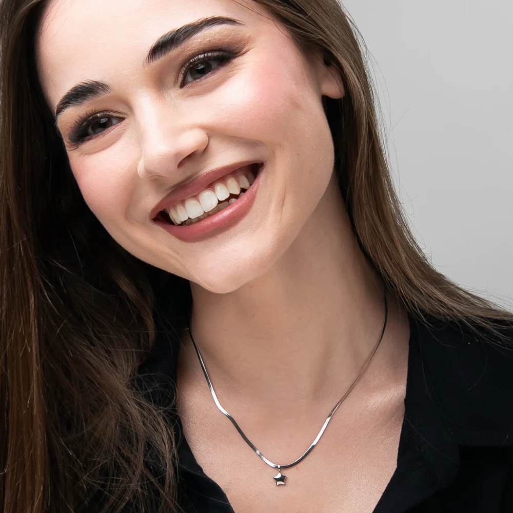 COLLANA DONNA IN ACCIAIO CON STELLA - Image 3