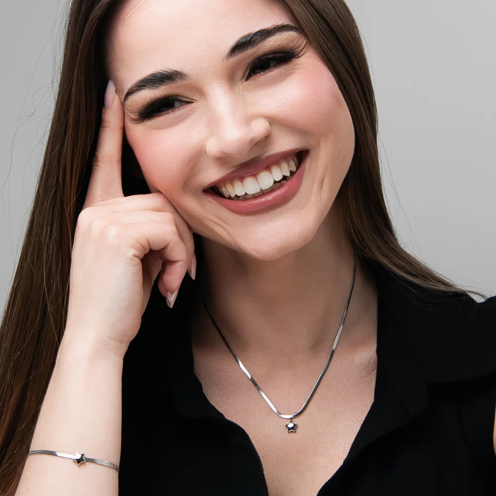 COLLANA DONNA IN ACCIAIO CON STELLA - Image 4