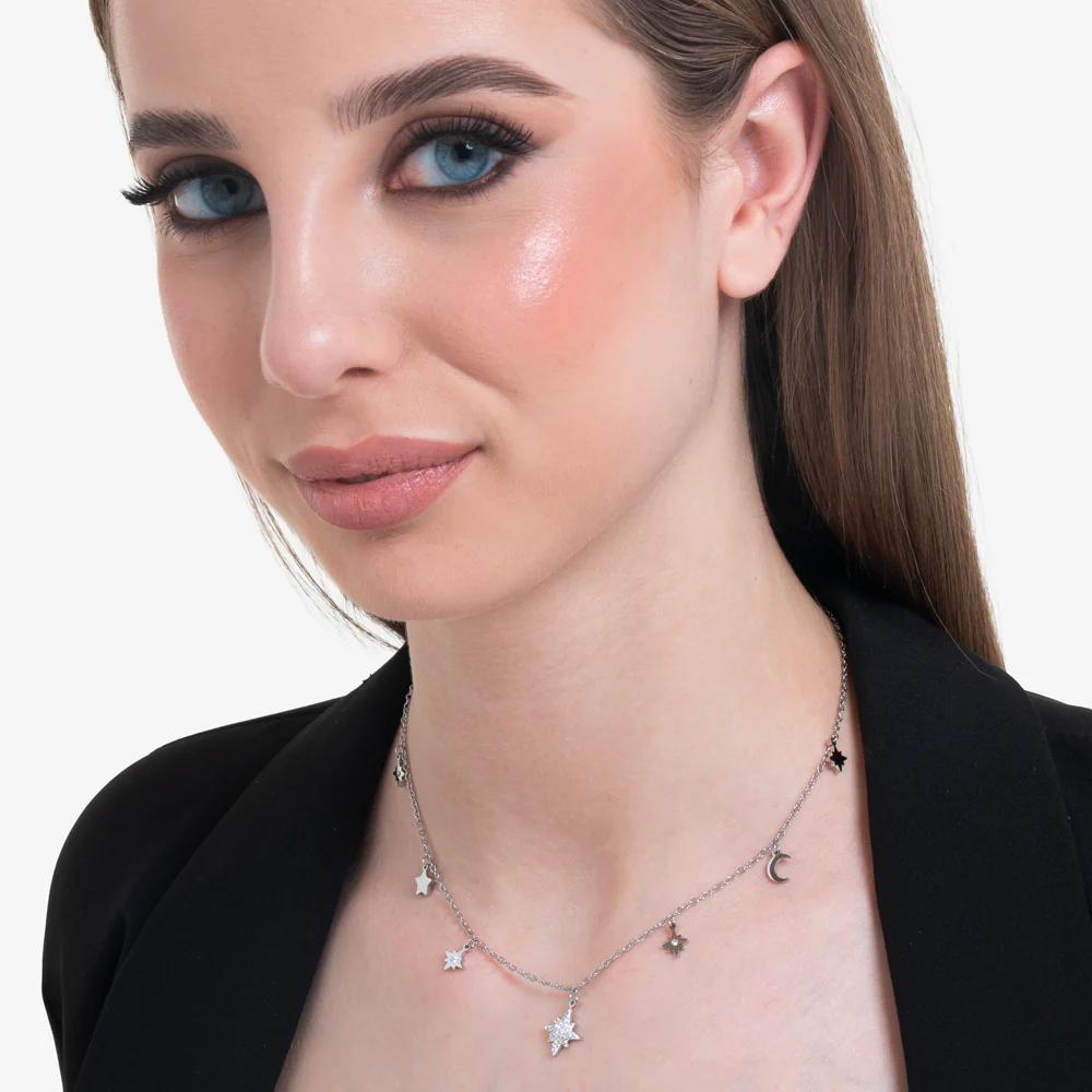 COLLANA DONNA IN ACCIAIO CON STELLA DI SISSI - Image 3