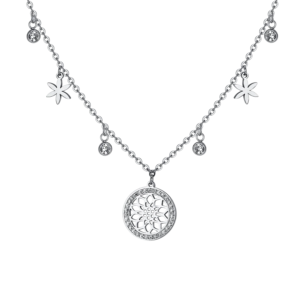 COLLANA DONNA IN ACCIAIO FIORE DELLA VITA