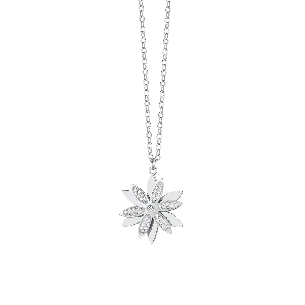 COLLANA DONNA IN ACCIAIO FIORE DELLA VITA GIREVOLE