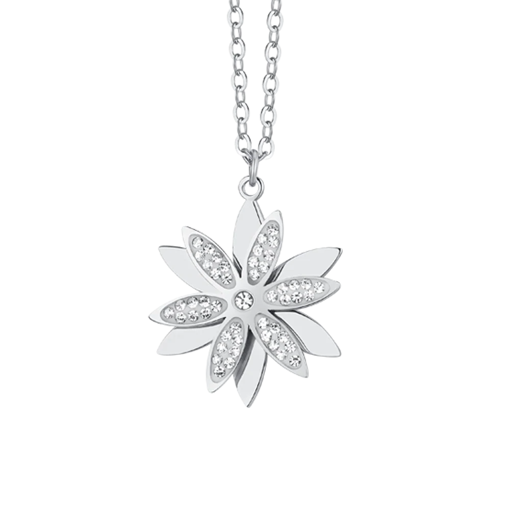 COLLANA DONNA IN ACCIAIO FIORE DELLA VITA GIREVOLE - Image 5