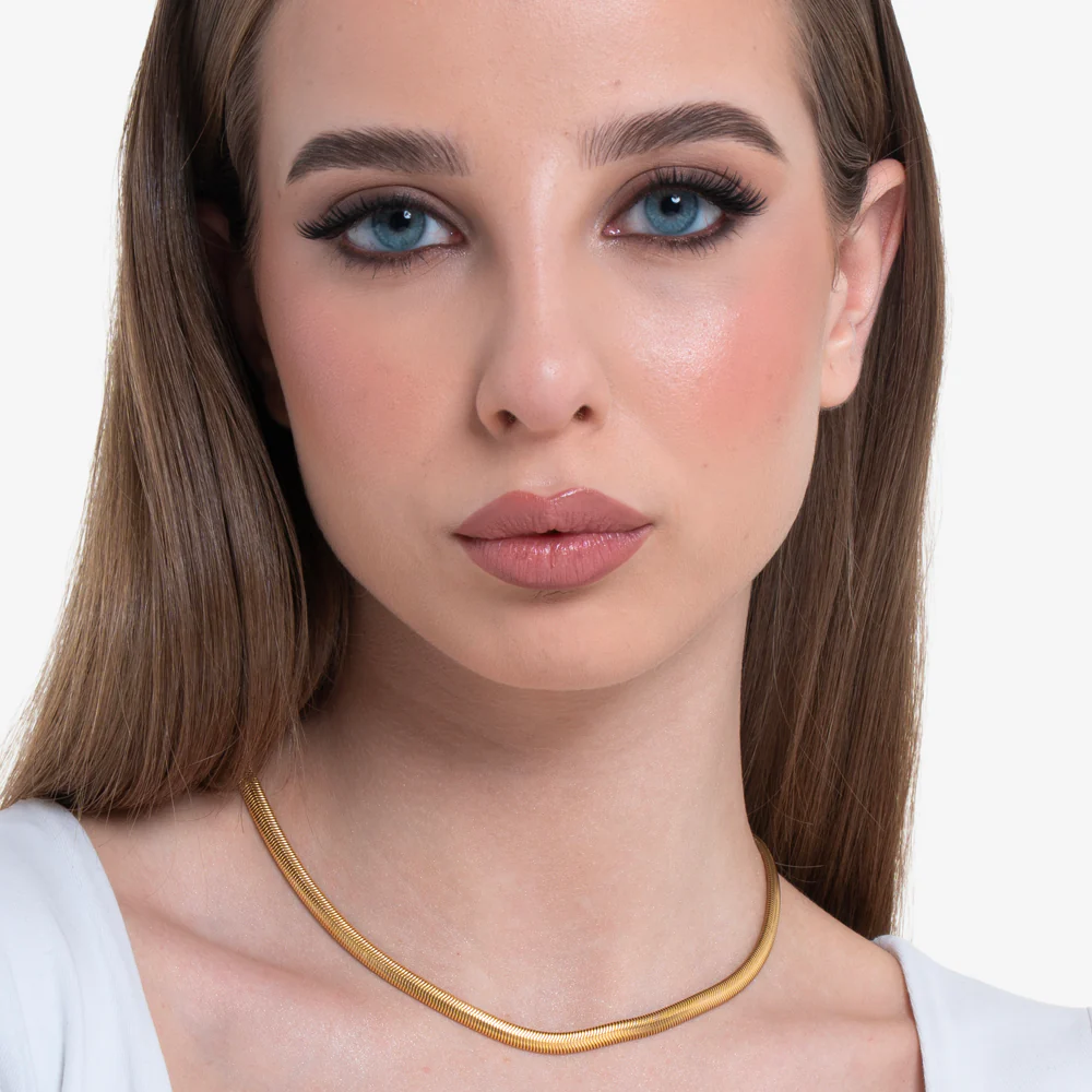 COLLANA DONNA IN ACCIAIO IP GOLD - Image 3