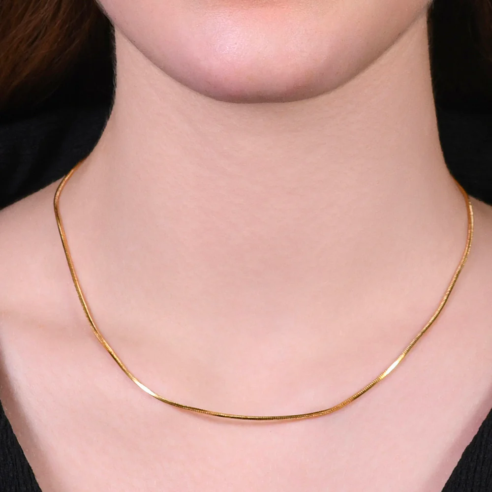 COLLANA DONNA IN ACCIAIO IP GOLD - Image 2