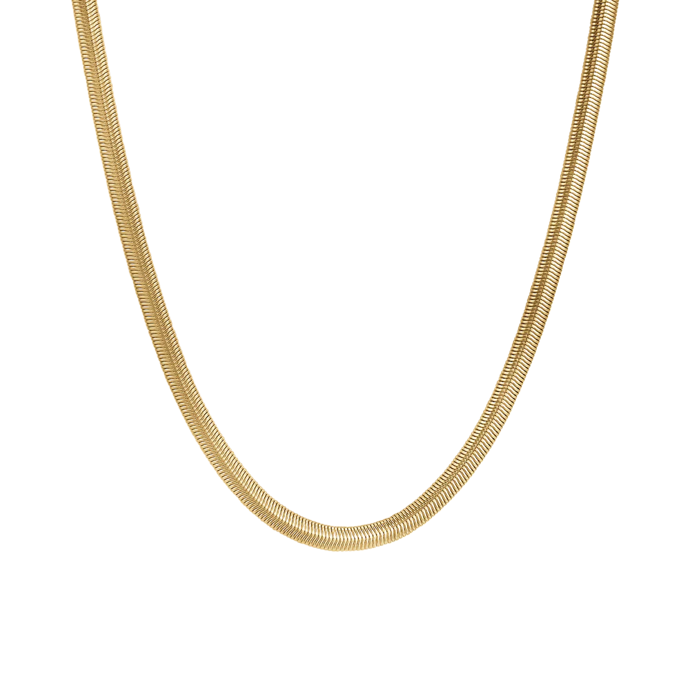 COLLANA DONNA IN ACCIAIO IP GOLD