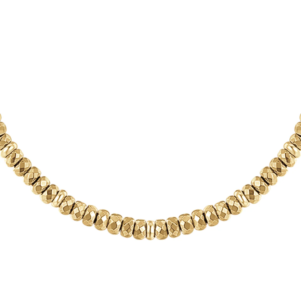 COLLANA DONNA IN ACCIAIO IP GOLD CON EMATITE - Image 4