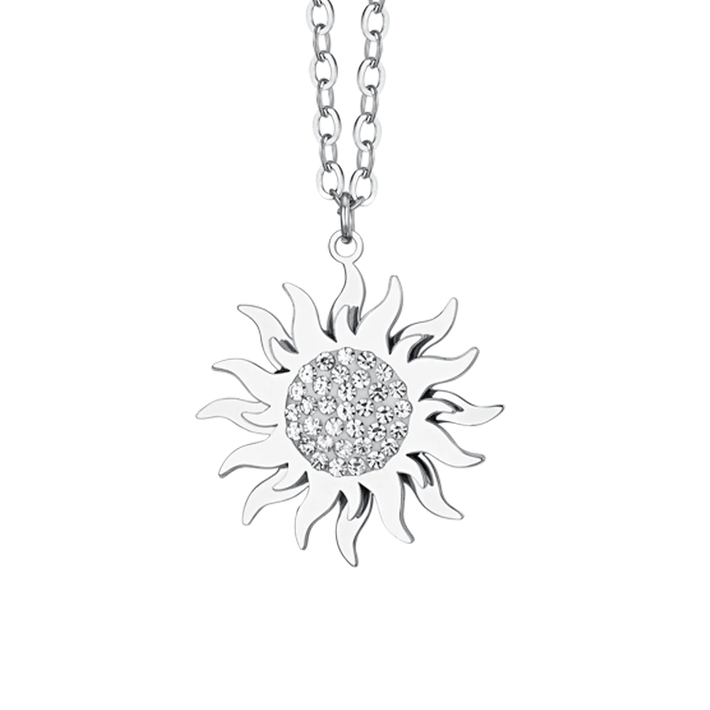 COLLANA DONNA IN ACCIAIO SOLE GIREVOLE - Image 5
