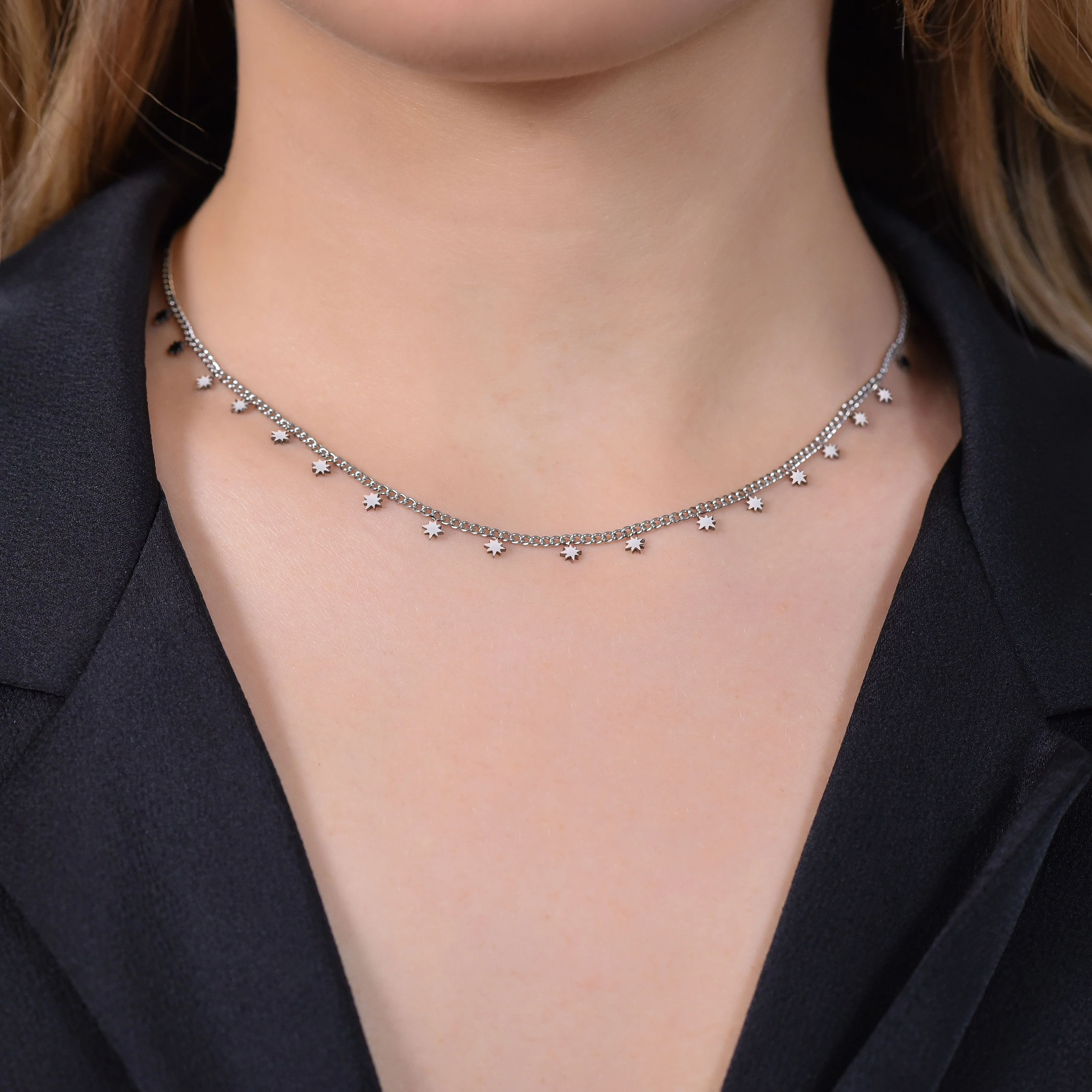 COLLANA DONNA IN ACCIAIO STELLE DI SISSI - Image 2