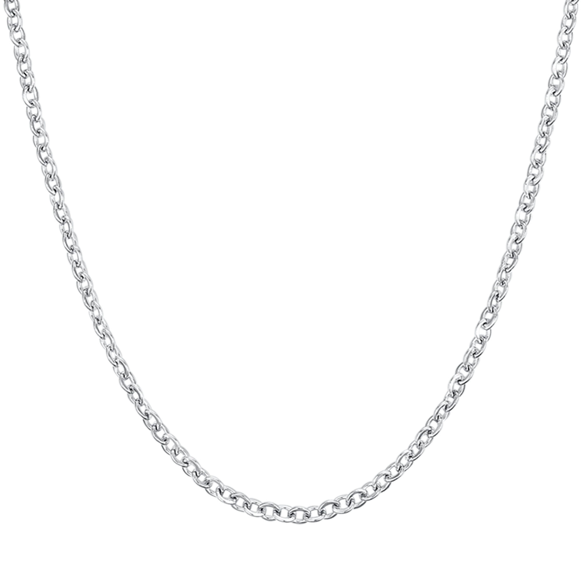 COLLANA LUNGA DONNA IN ACCIAIO PER CHARMS CON MOSCHETTONE - Image 4