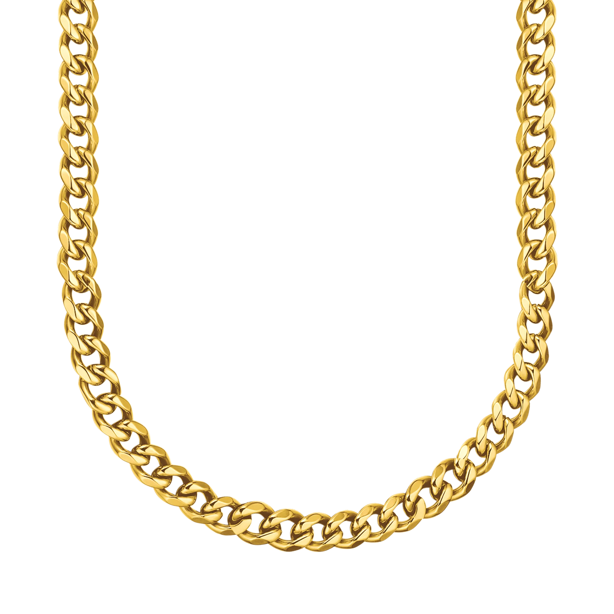 COLLANA UNISEX IN ACCIAIO CON MAGLIA CATENA  9 MM - Image 6