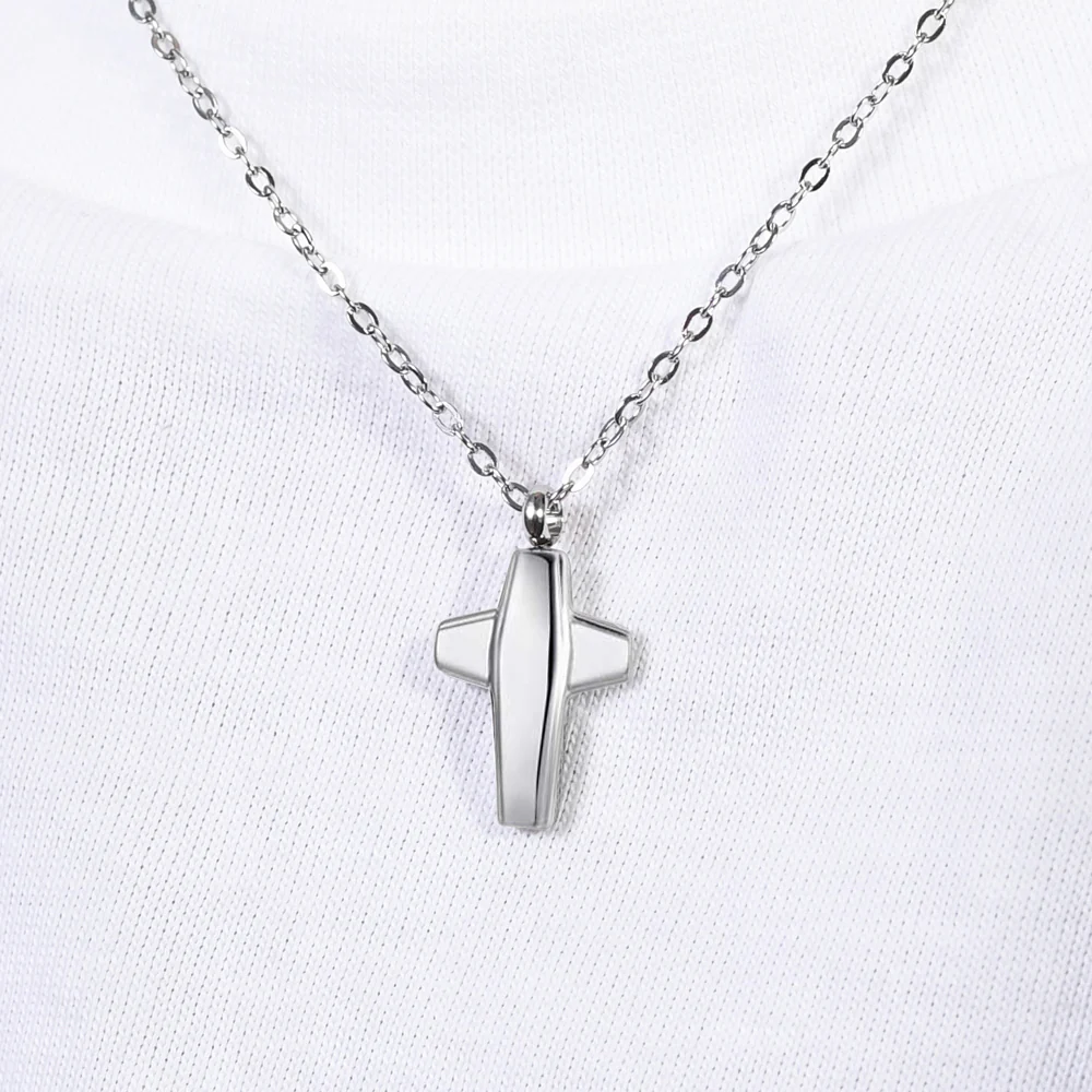 COLLANA UOMO IN ACCIAIO CON CROCE - Image 2